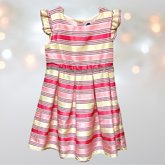Dollie & Me Other - Dollie & Me Young Girls Sz 6X Satin Multi-Color Dress NWOT
